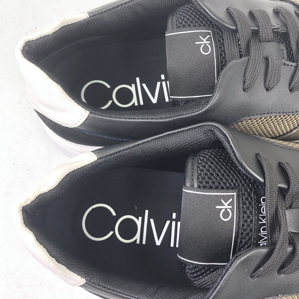 CALVIN Klein Dudley Silky Suede Smooth Calf Shoes - Picture 10 of 10